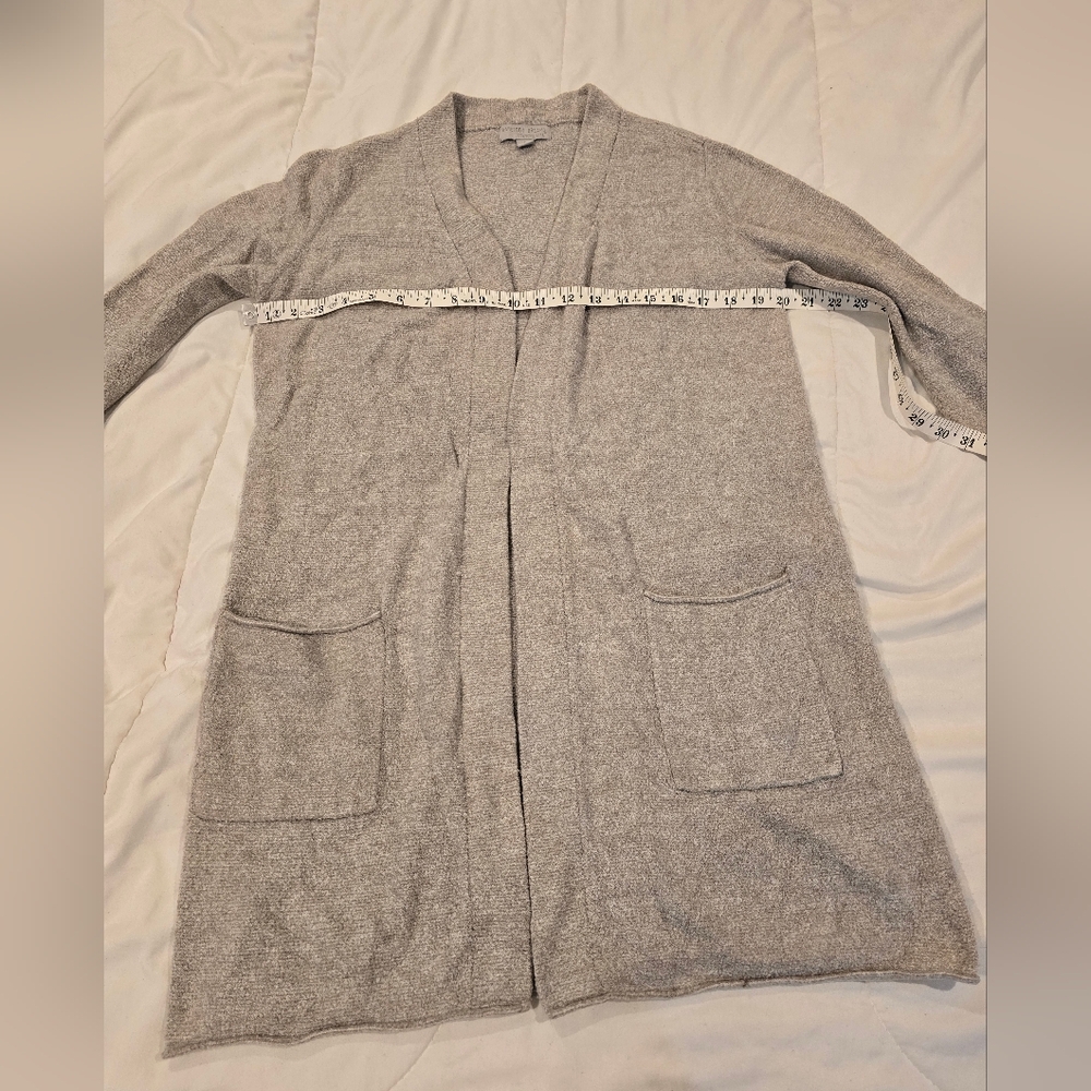 Barefoot Dreams CozyChic Lite Womens Long Weekend Cardigan Sweater Gray Size S - Picture 3 of 10